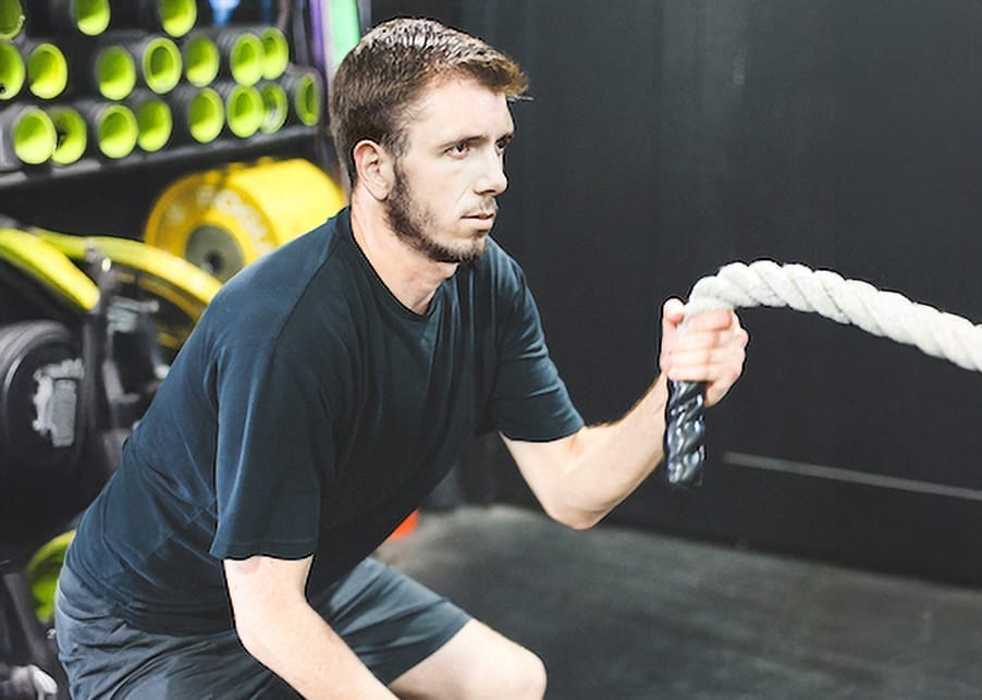 Jordan training with the ropes