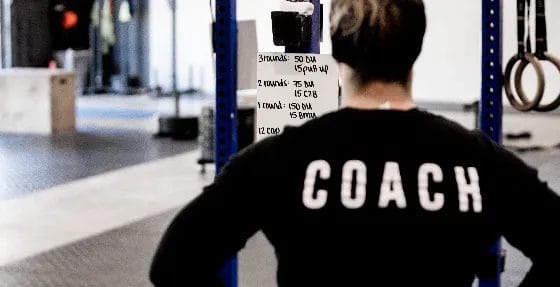 Coach from behind closeup at Live Active Charlotte