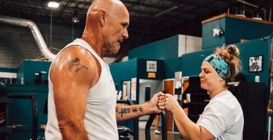 Woman meet with coach at Live Active Charlotte